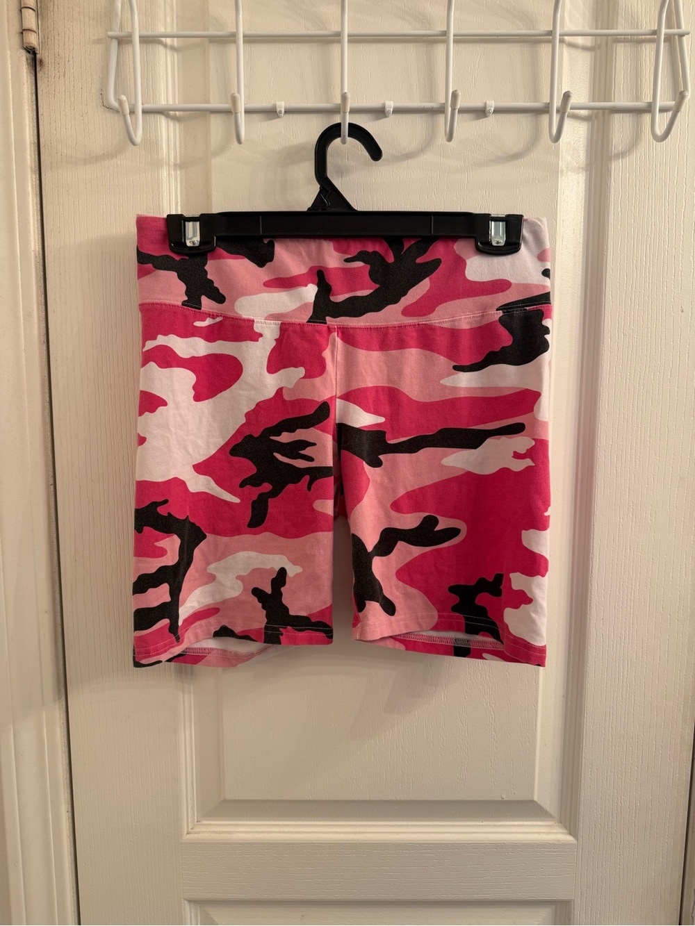 TNA Pink Camo Bike Shorts